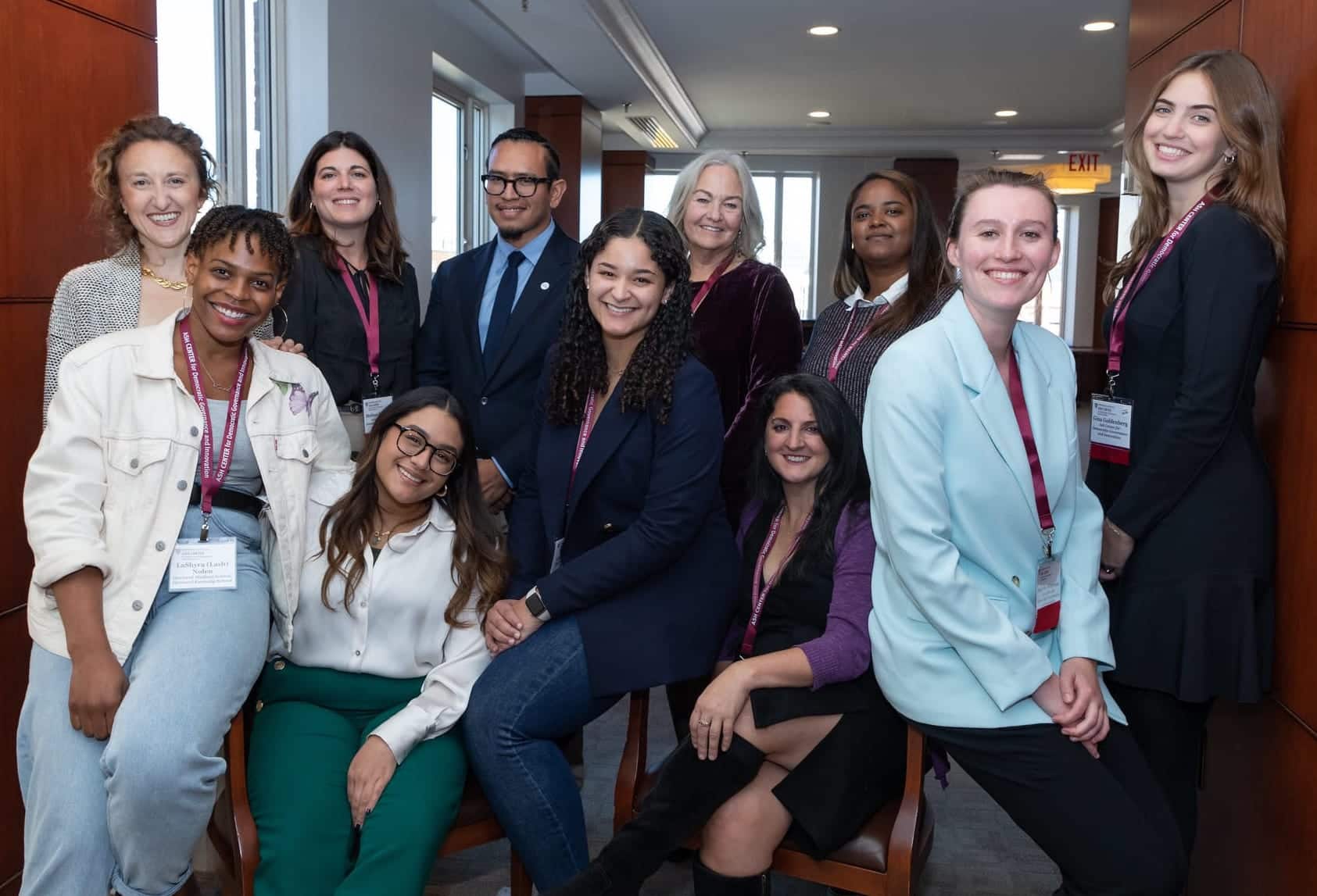 The team behind the 2022 Truth and Transformation Conference poses together for a group photo with friendly smiles.